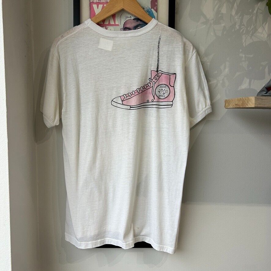 VINTAGE 80s | Converse Shoe Canada Marathon T-Shirt sz S