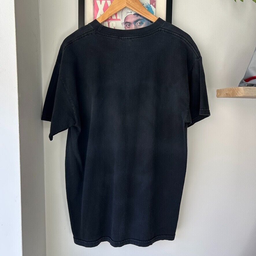 VINTAGE | Exile Grim Reaper Faded Black T-Shirt sz L