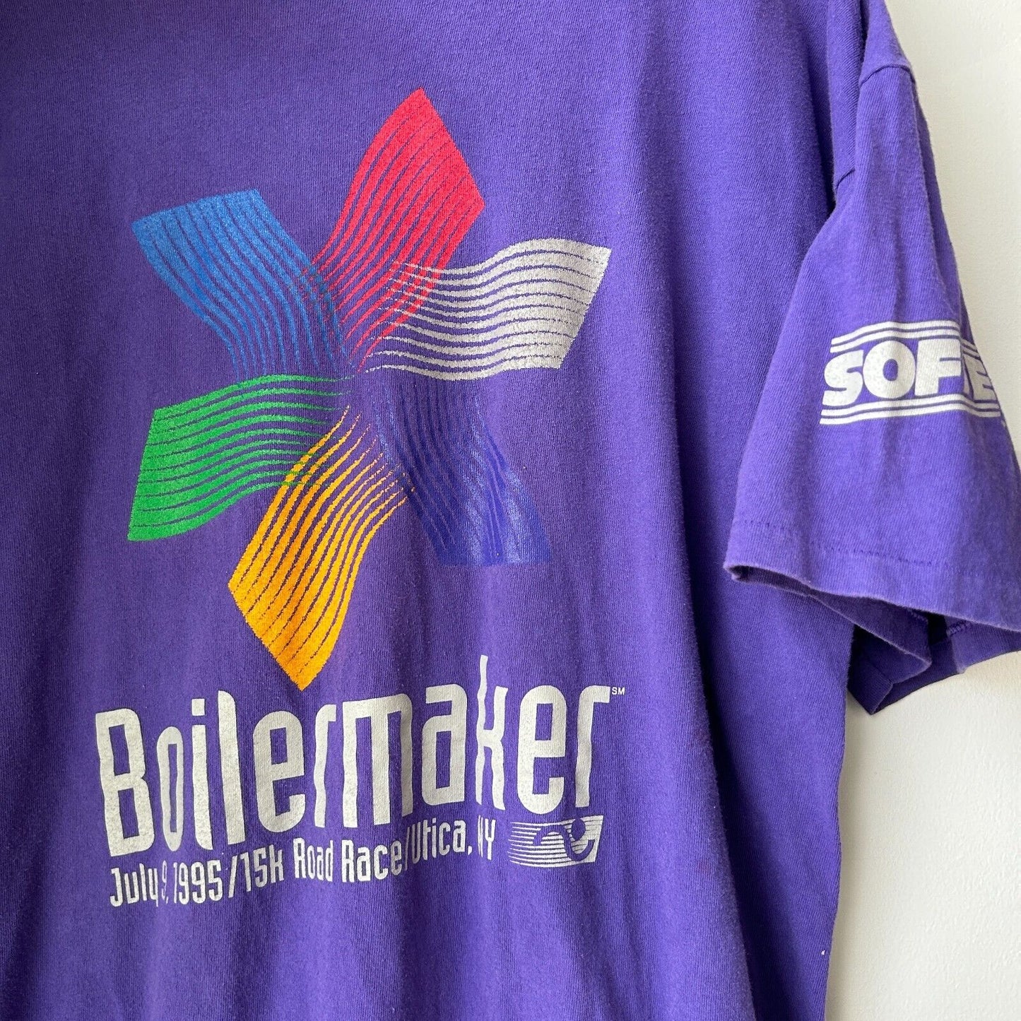 VINTAGE 90s | Boilermaker Road Race NY T-Shirt sz XL Adult