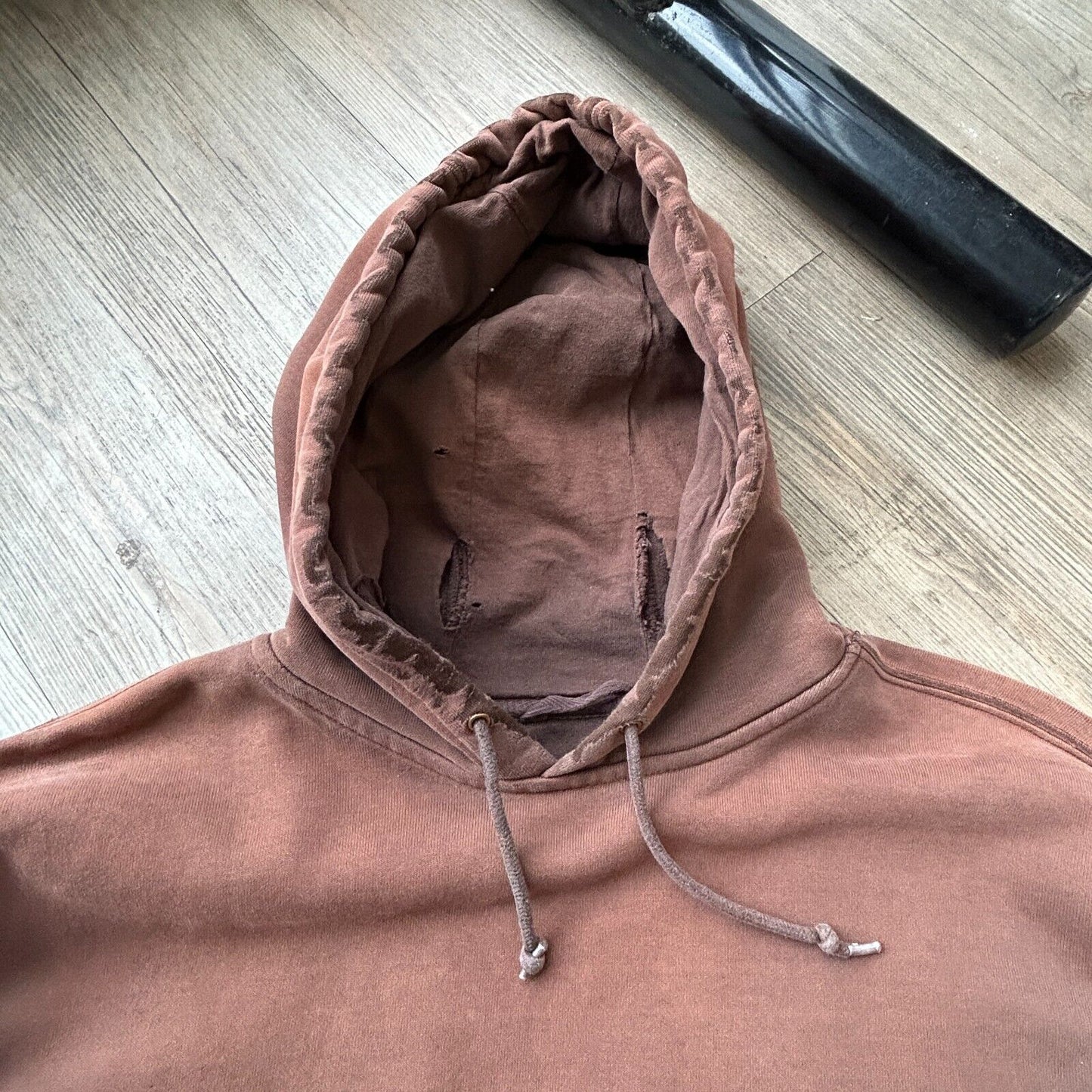 VINTAGE | Carhartt Sun Faded Thrashed Brown Hoodie Sweater sz L