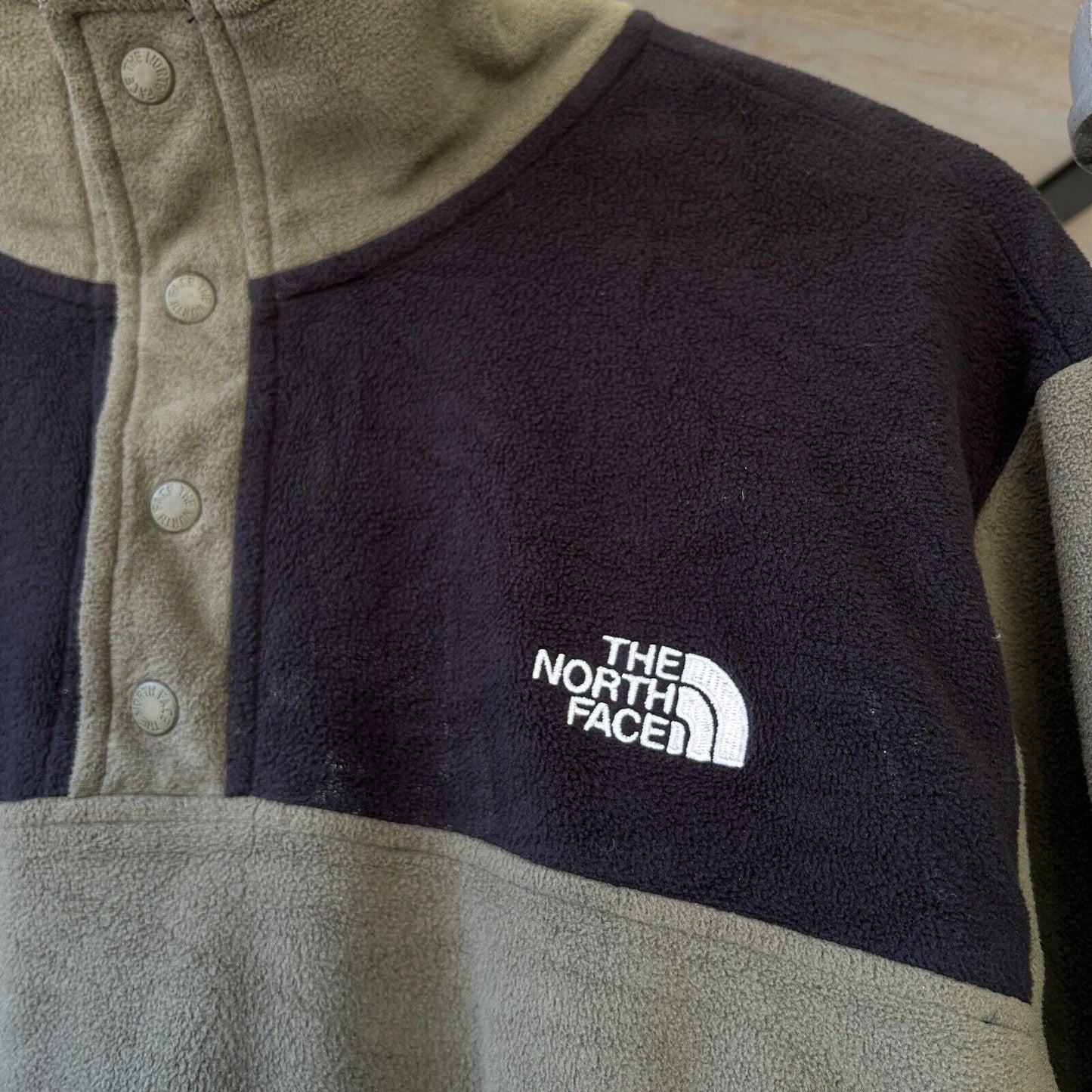 VINTAGE | The North Face Collared Snap Fleece Sweater sz L