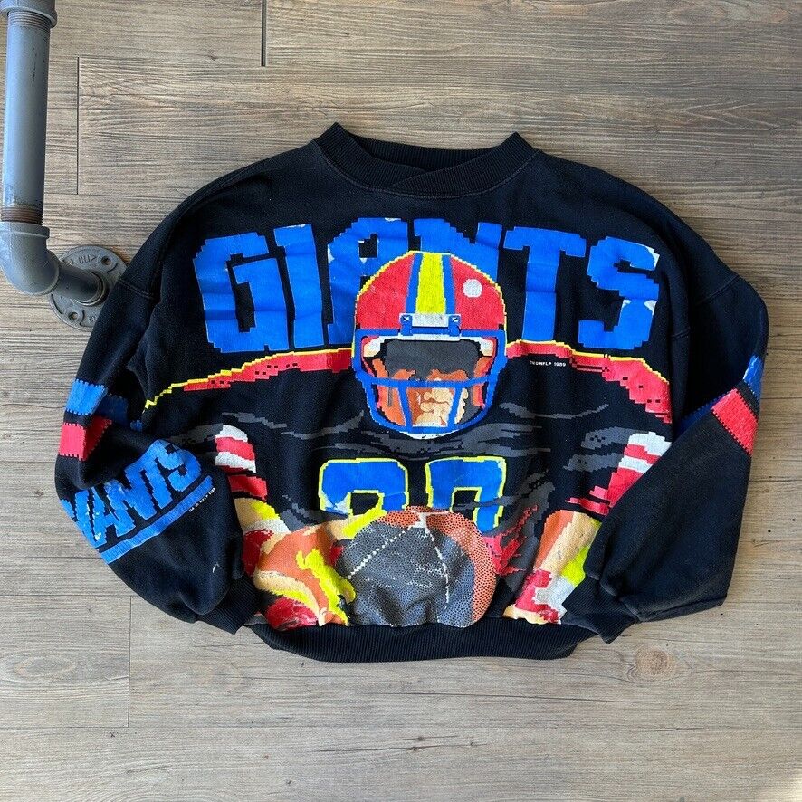 VINTAGE 80s | New York Giants Football Caribe Sweater sz L-XL