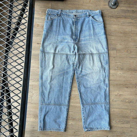 VINTAGE | Dickies Workwear Double Knee Denim Jeans Pants sz W38 L30