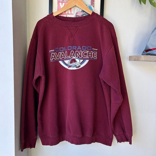 VINTAGE | Colorado Avalanche NHL Hockey Crew Sweater sz L