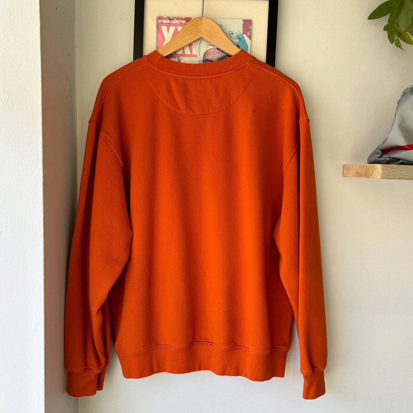 VINTAGE | Nike Sm Swoosh Orange Crewneck Sweater sz L