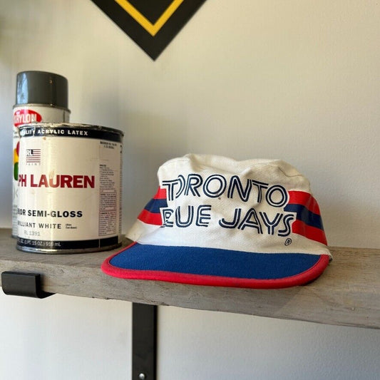 VINTAGE 90s | Toronto Blue Jays Painters Cap HAT sz S/M