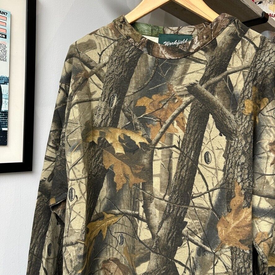 VINTAGE 90s | Real Tree Camo Long Sleeve T-Shirt sz XL