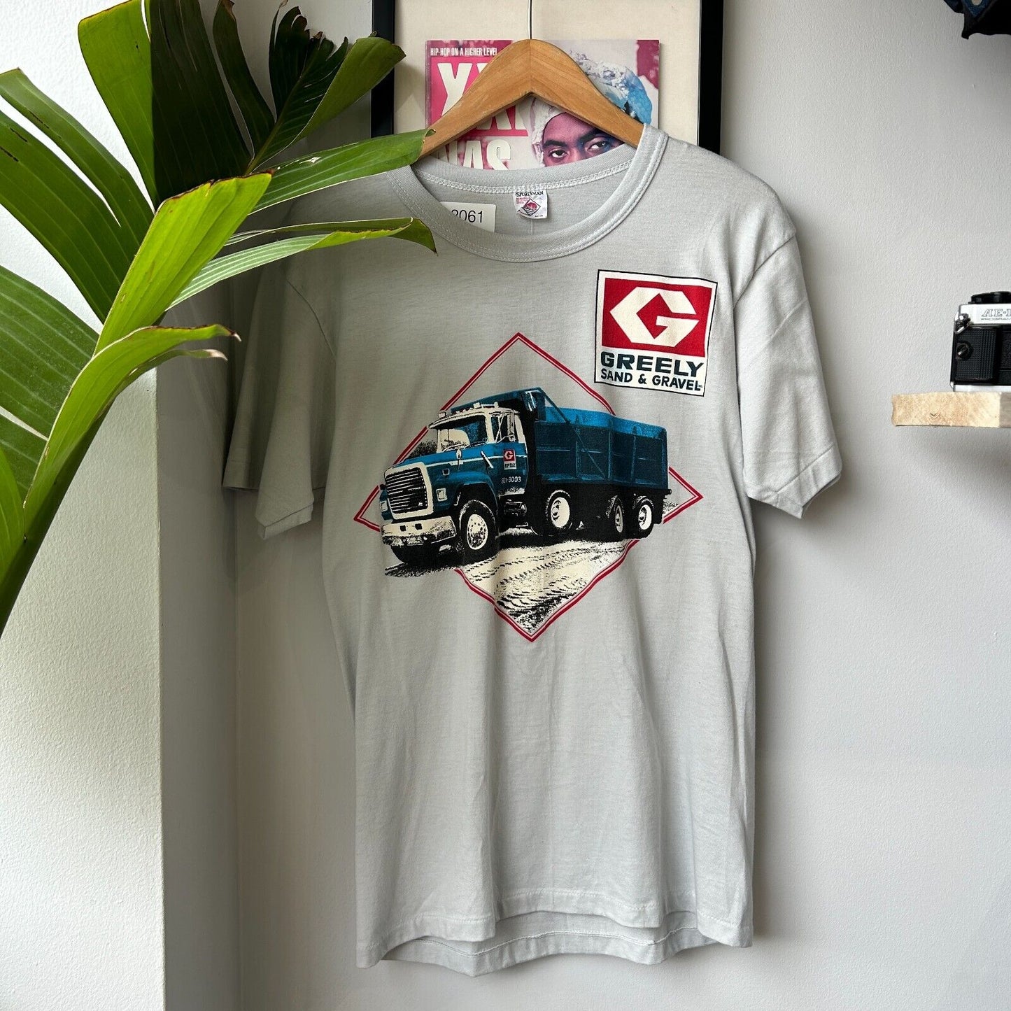 VINTAGE 80s | Greely Sand & Gravel Truck T-Shirt sz S Adult