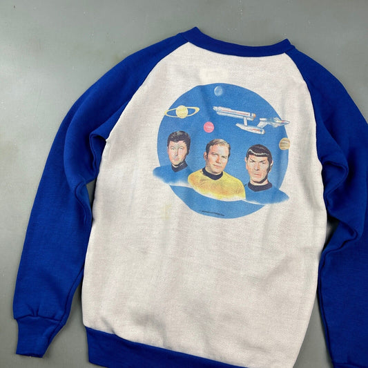 VINTAGE 70s | Star Trek Paramount Pictures Crewneck Sweater sz XS Adult