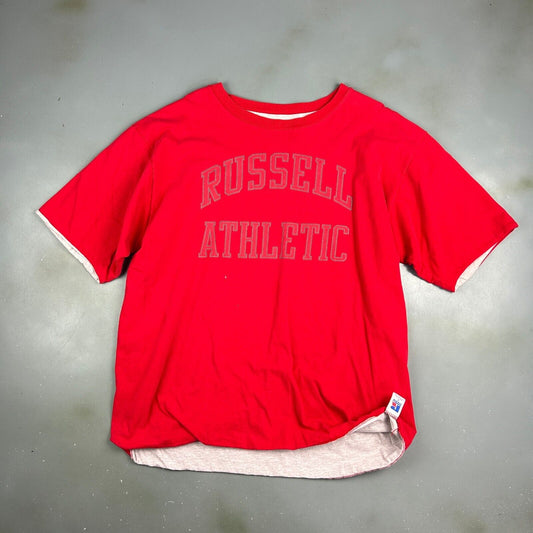 VINTAGE 90s | Russell Athletic Reverse Heavyweight T-Shirt sz XL Men Adult