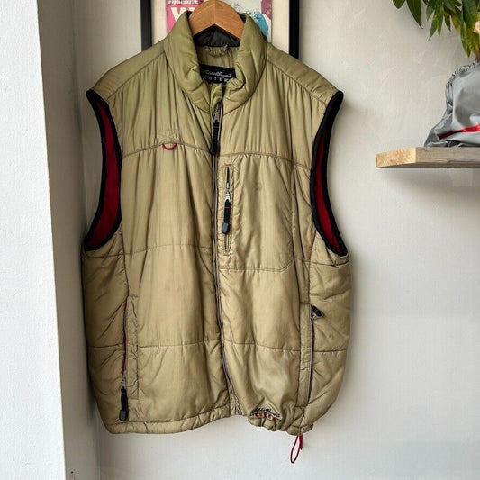 VINTAGE 90s | Eddie Bauer EBTEK Technical Down Vest Jacket sz L