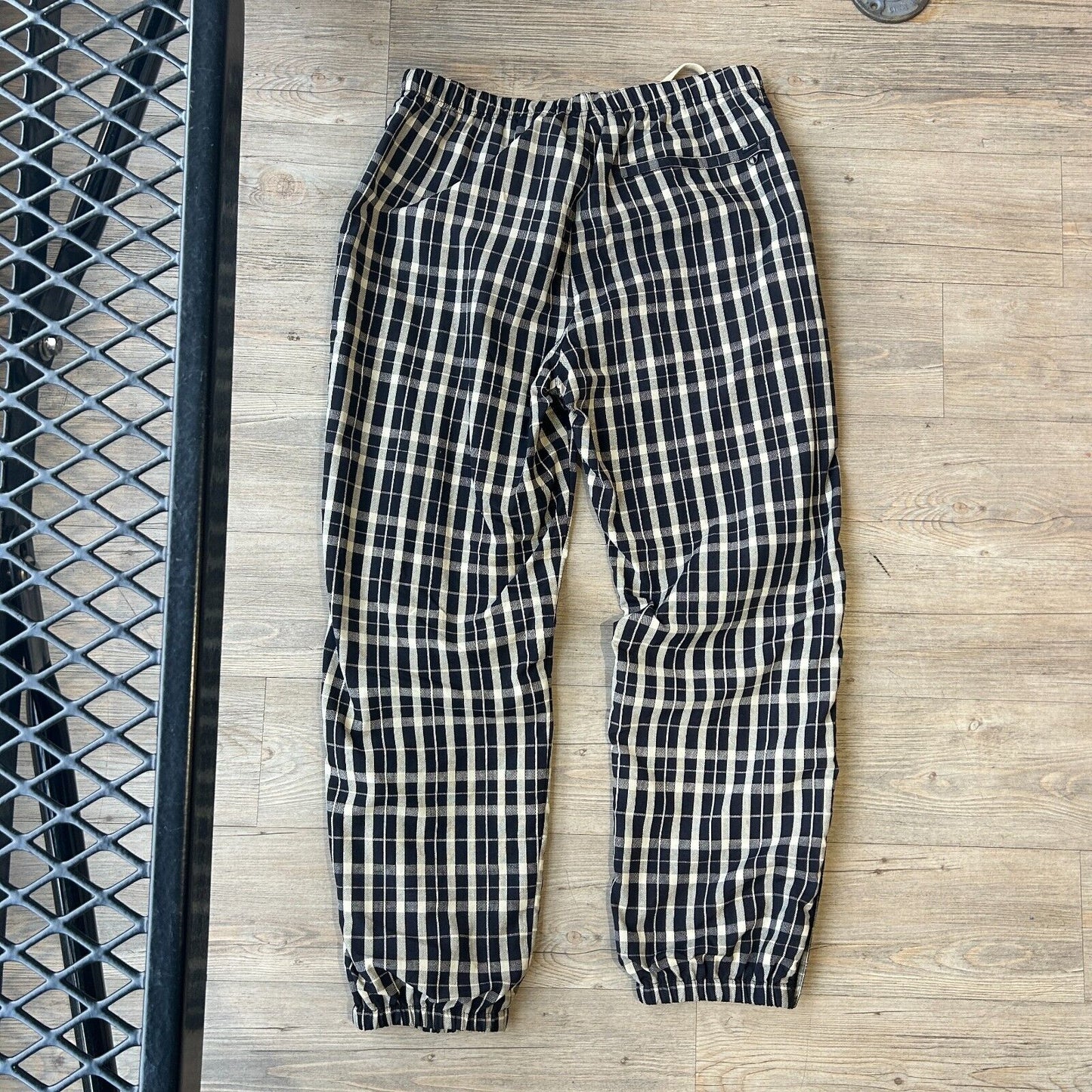 SUPREME Nylon Plaid Pants sz M W32-34