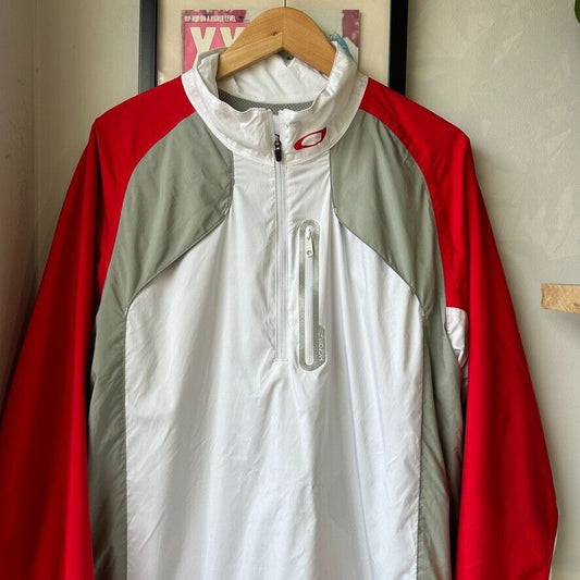 VINTAGE | Oakley 1/2 Zip Hydro Windbreaker Jacket sz M