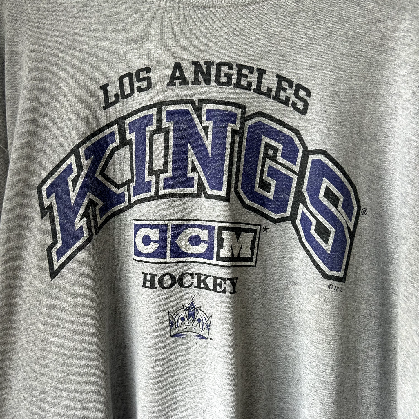 VINTAGE 1990s | Los Angeles Kings NHL CCM Graphic T-Shirt sz XL Adult