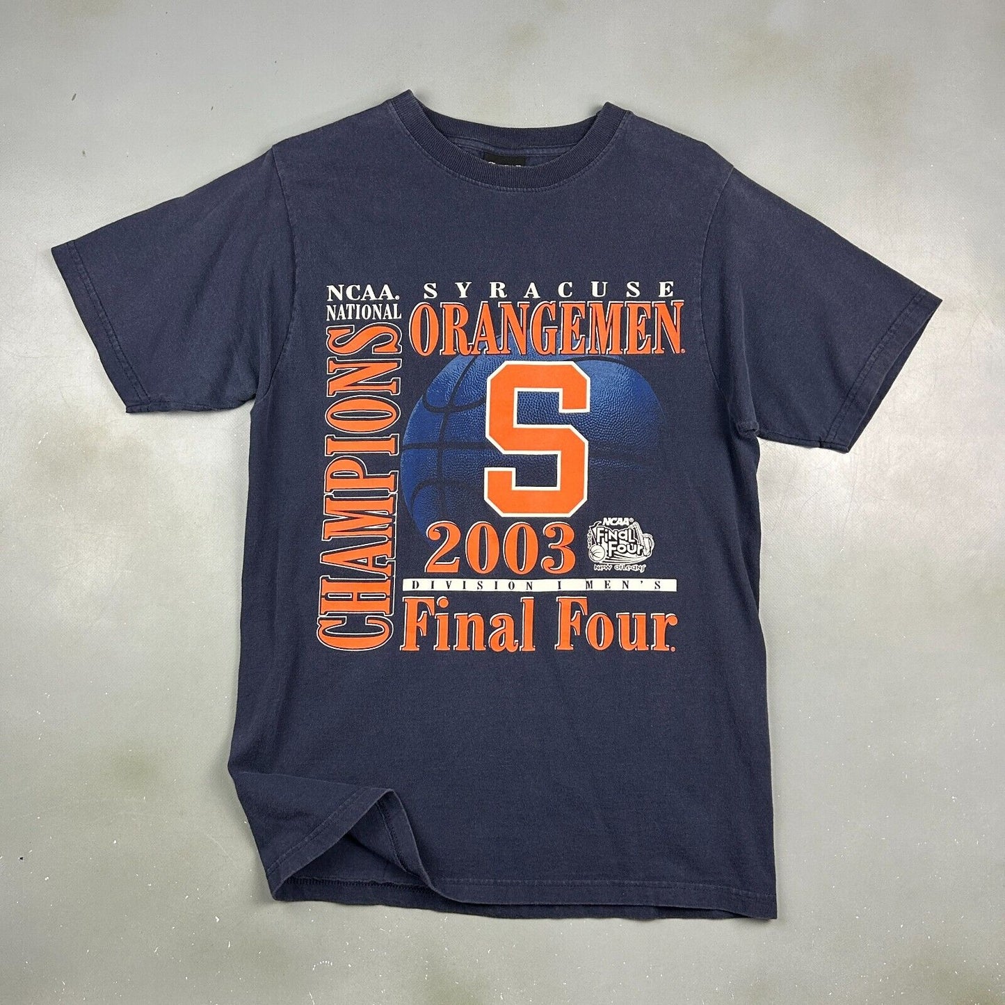 VINTAGE 2003 | Syracuse Orangemen Final Four Basketball T-Shirt sz S-M Adult