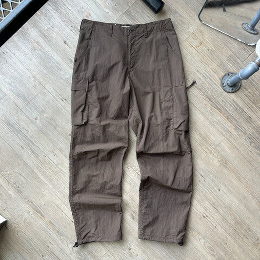 VINTAGE | GoodEnough Brown Nylon Cargo Pants sz L W34