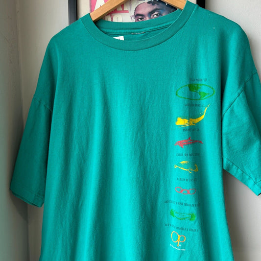 VINTAGE 90s | Ocean Pacific Save Our Home T-Shirt sz XL