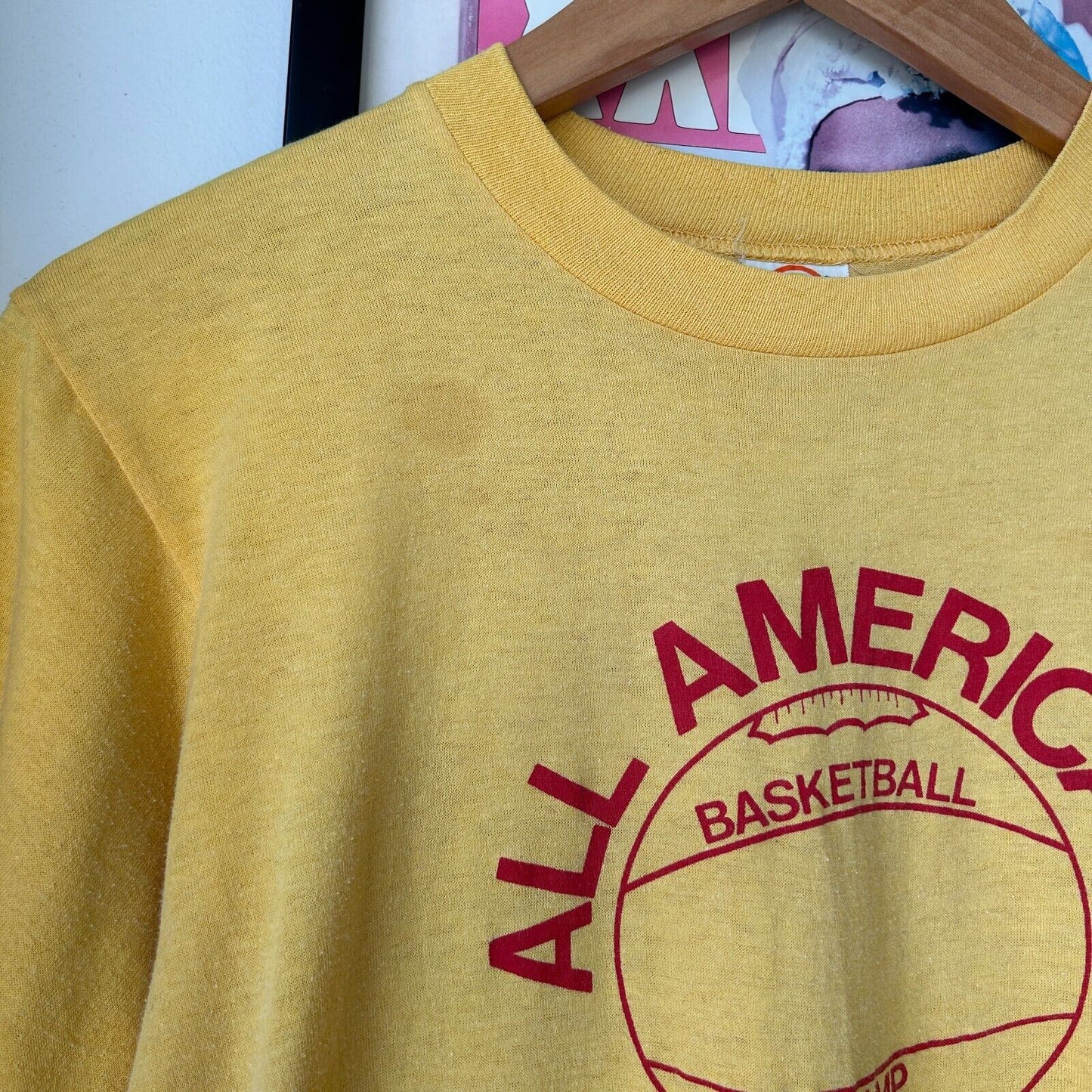 VINTAGE 70s 80s | Puma All American Basketball T-Shirt sz S