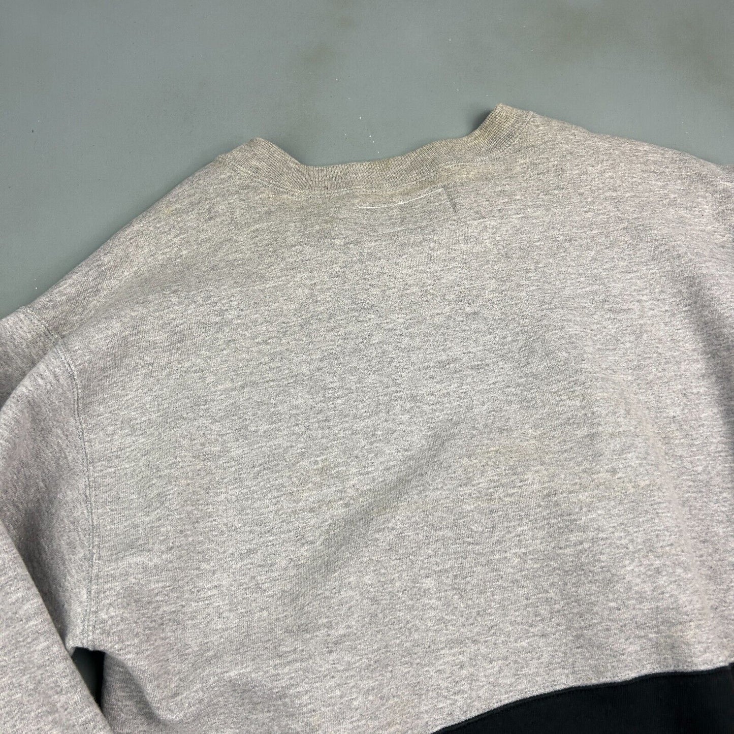 VINTAGE 90s | BLANK Two Tone RUSSELL Athletic Crewneck Sweater sz M Adult