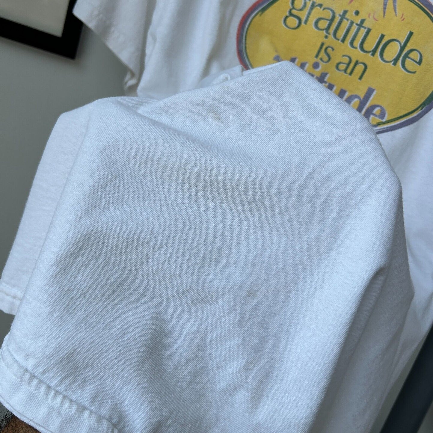 VINTAGE 90s | Gratitude Is An Attitude Dr. Laura Show T-Shirt sz L