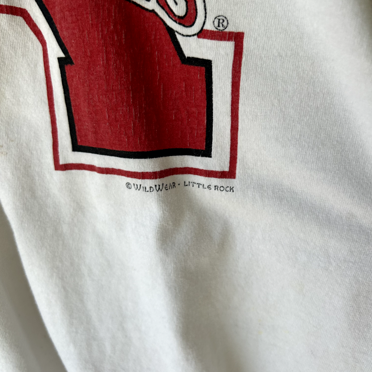 Vintage 1990s Arkansas Razorbacks Long Sleeve Collegiate T-Shirt sz XL