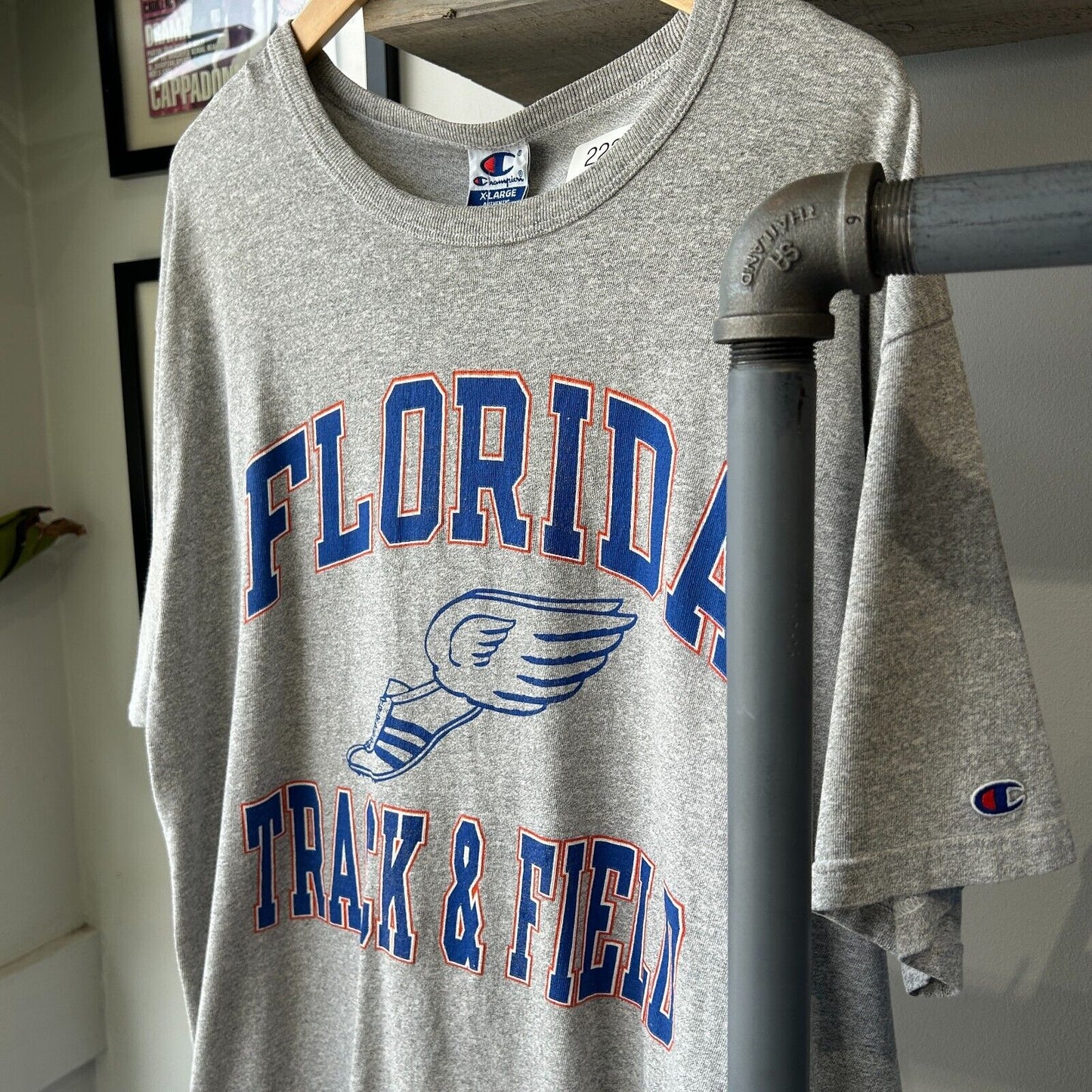 VINTAGE 90s | Florida Track & Field Champion T-Shirt sz XL Adult