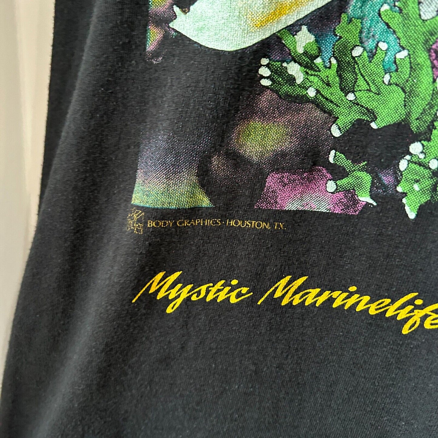 VINTAGE 90s | Mystic Marine Life Aquarium T-Shirt sz S