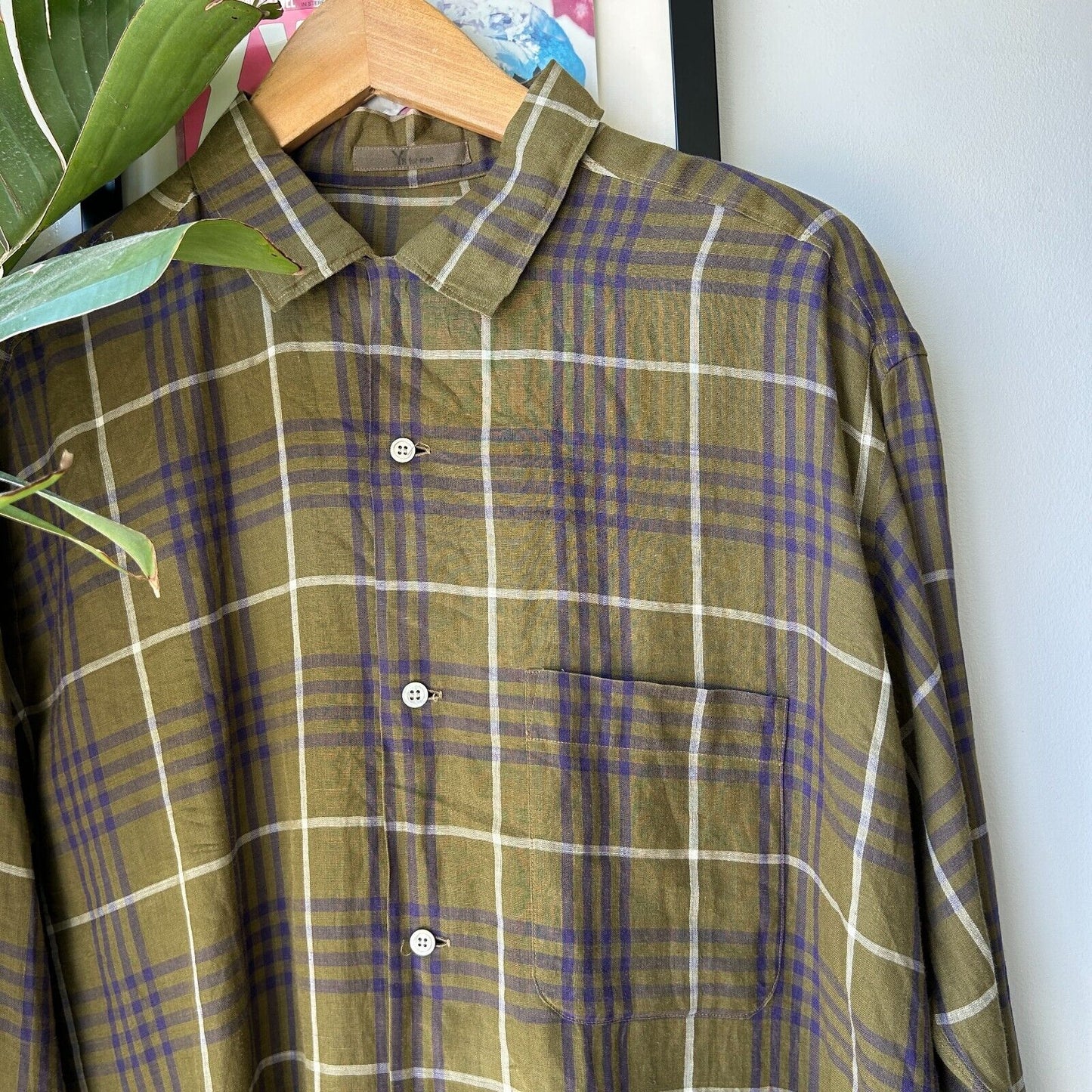 VINTAGE | Y's For Men Button Down Shirt sz L-XL