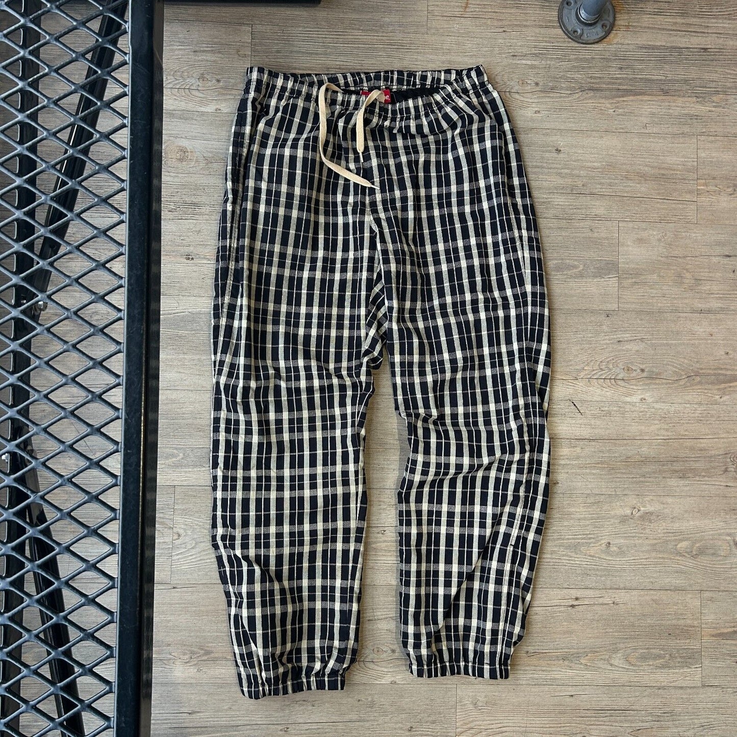 SUPREME Nylon Plaid Pants sz M W32-34