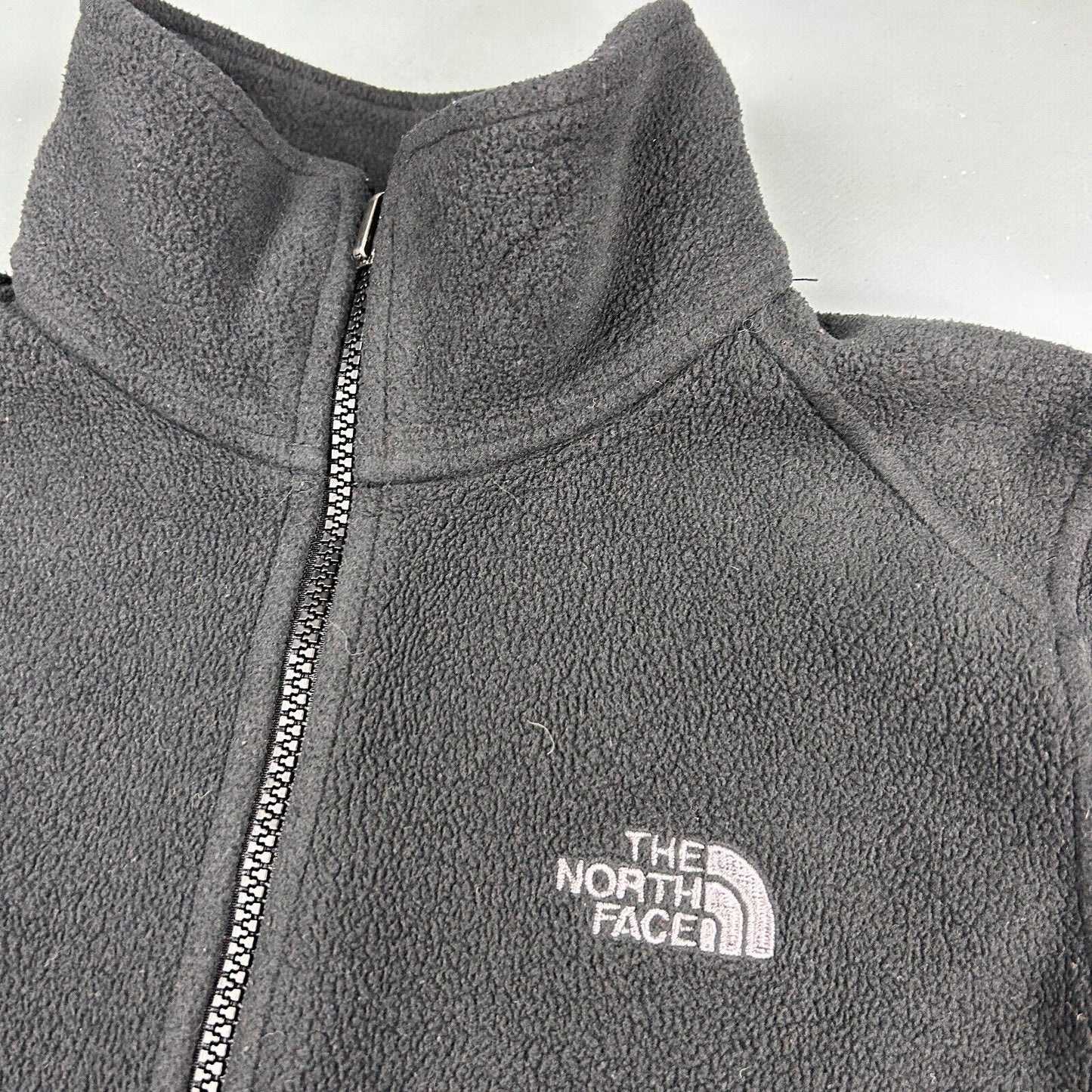 VINTAGE The North Face Black Tech Fleece Sweater sz Small Womens Adult