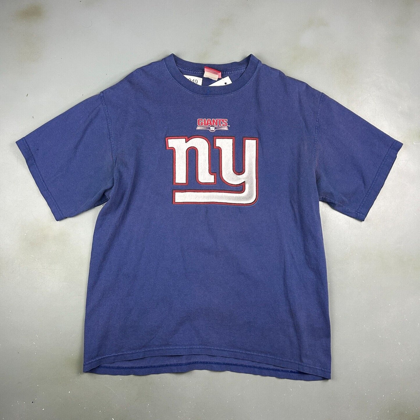 VINTAGE | NY GIANTS Big Logo NFL Football T-Shirt sz L Adult