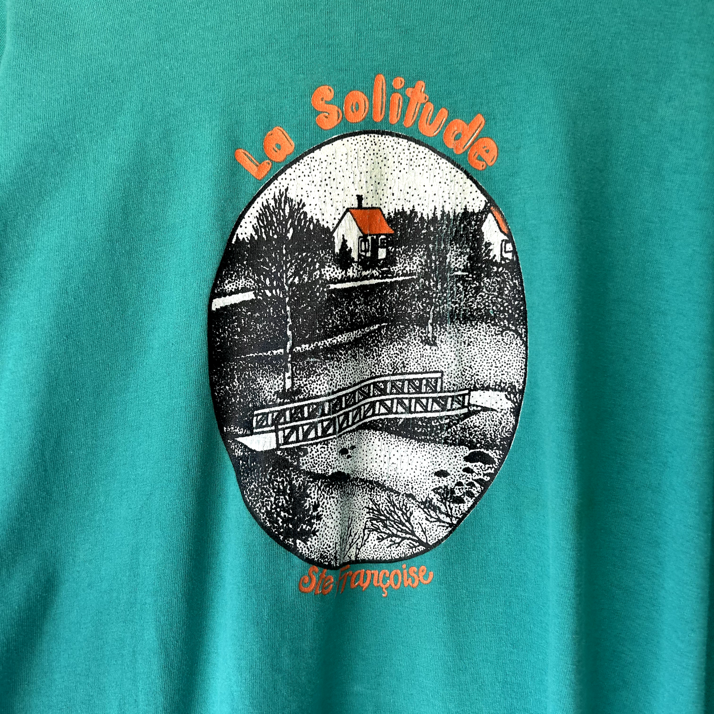 Vintage 1990s La Solitude Ste Francoise T-Shirt sz XL Made In Canada