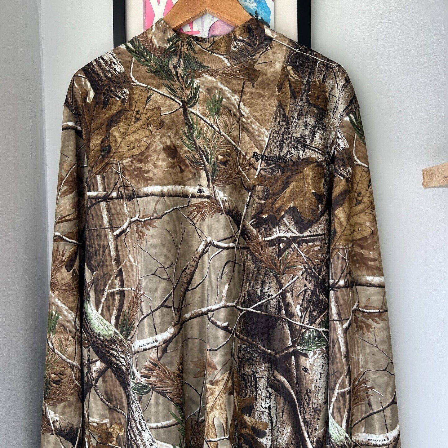 VINTAGE | Remington Real Tree Camo Long Sleeve Jersey sz XL