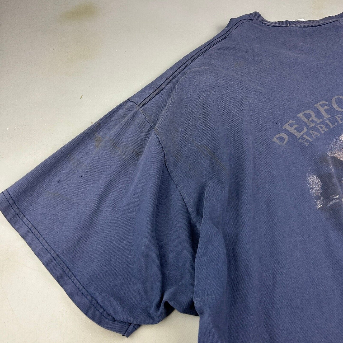 VINTAGE | HARLEY DAVIDSON Motor Cycles Thrashed Faded T-Shirt sz 3XL Adult