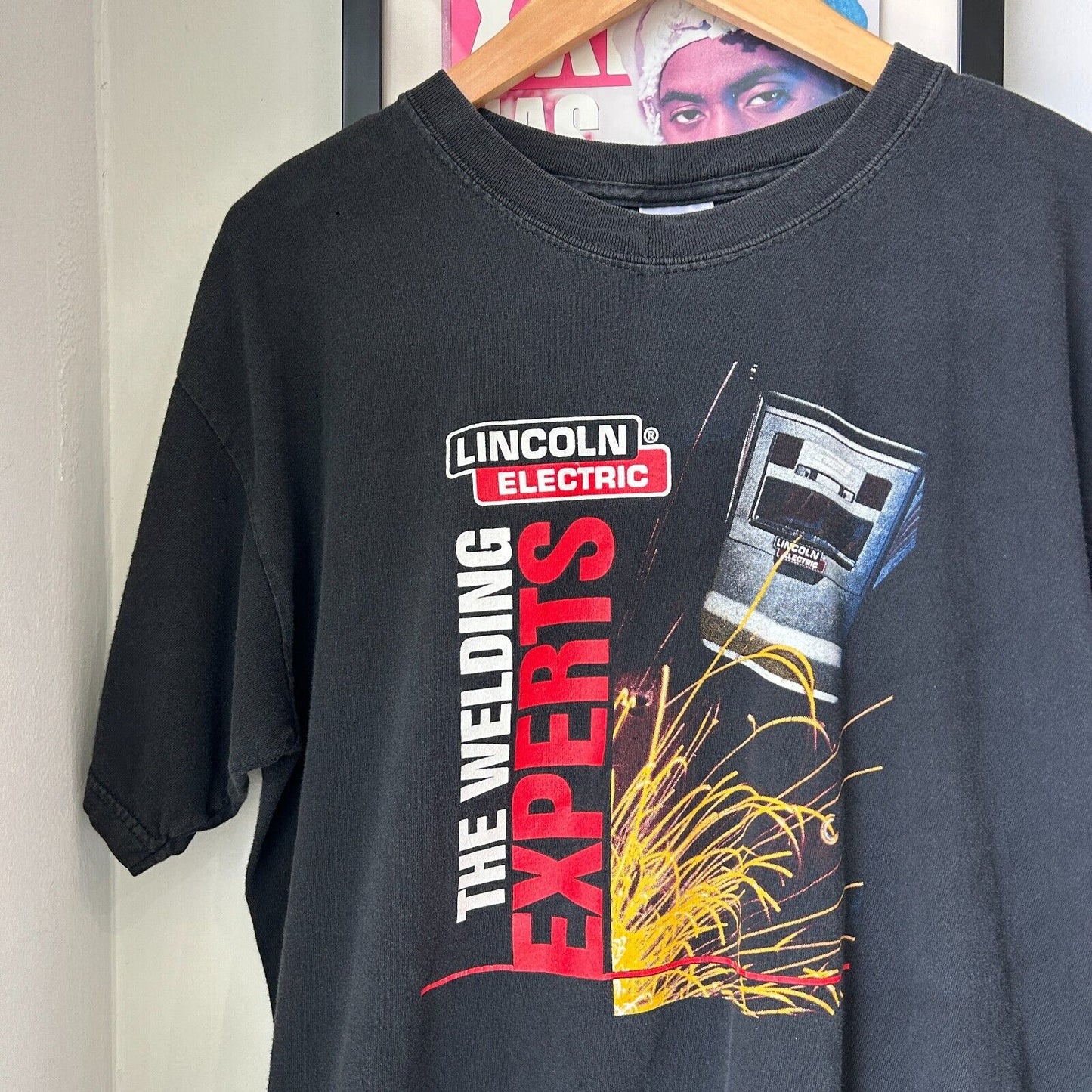 VINTAGE | Lincoln Electric The Welding Experts T-Shirt sz L Adult