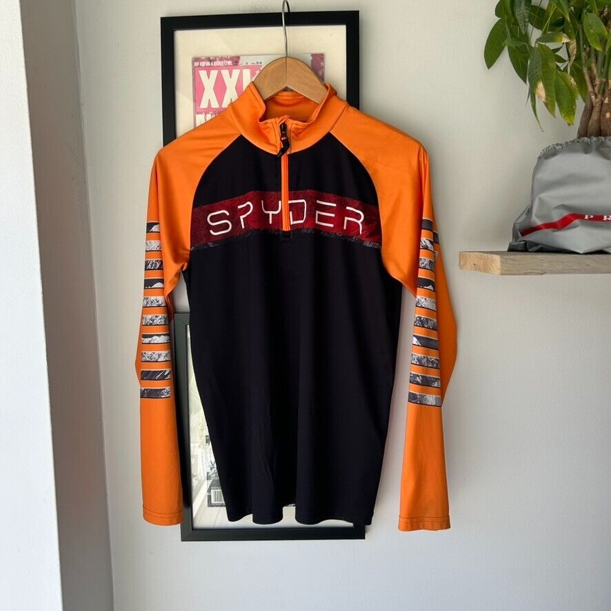 VINTAGE | SPYDER 1/4 Zip Long Sleeve Jersey sz S-M