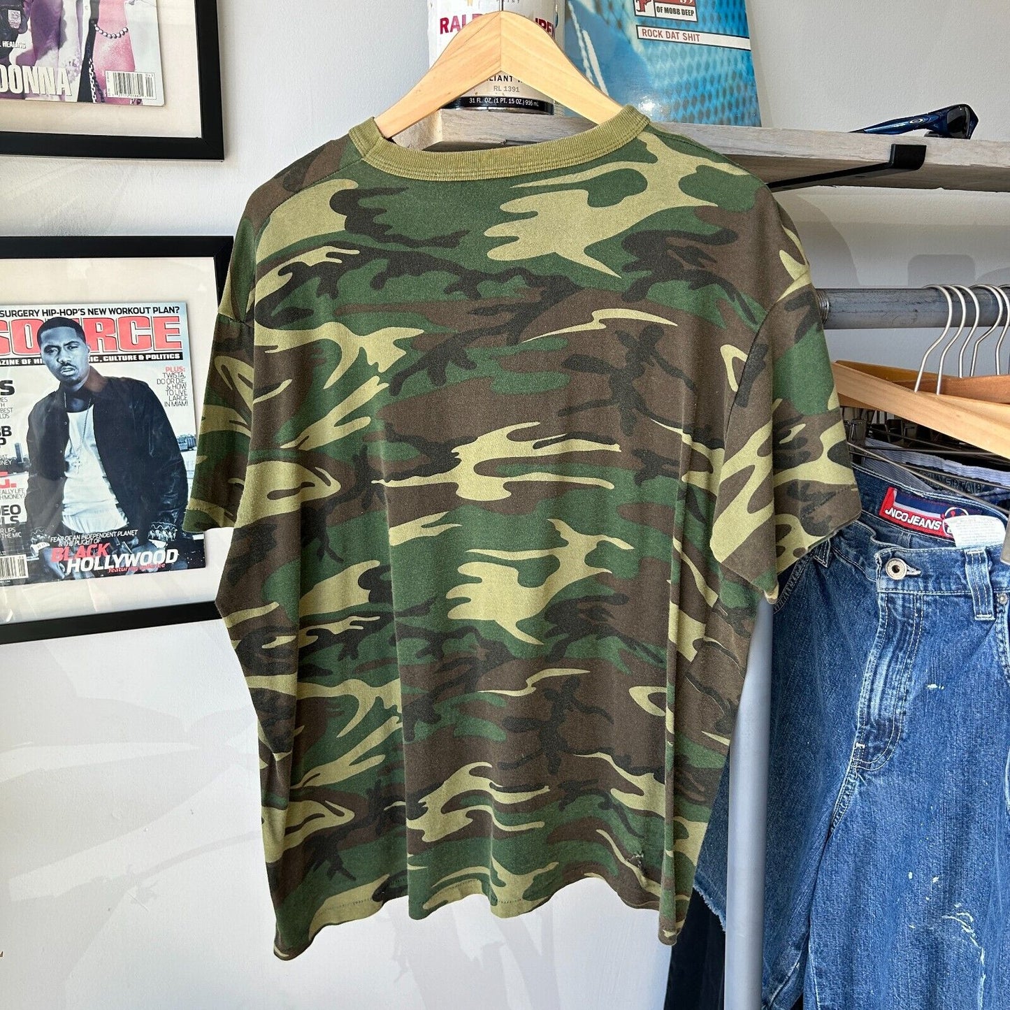 VINTAGE 90s | Special Forces Camouflage T-Shirt sz XL Adult