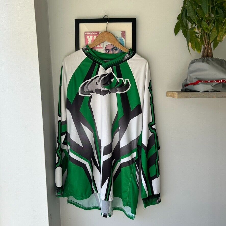 VINTAGE 90s | WREK Moto Long Sleeve Jersey sz XL