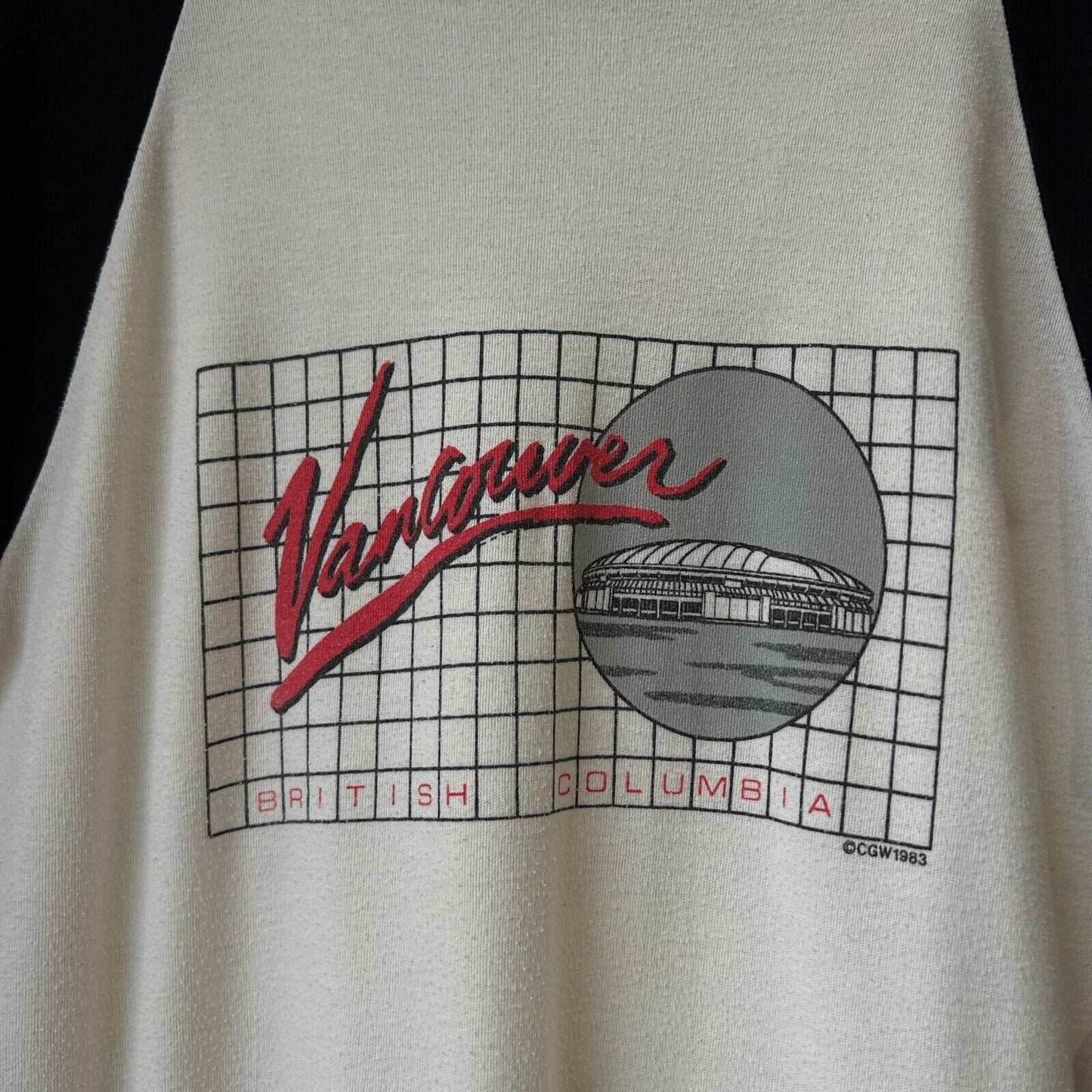 VINTAGE 80s | Vancouver British Columbia Raglan T-Shirt sz S