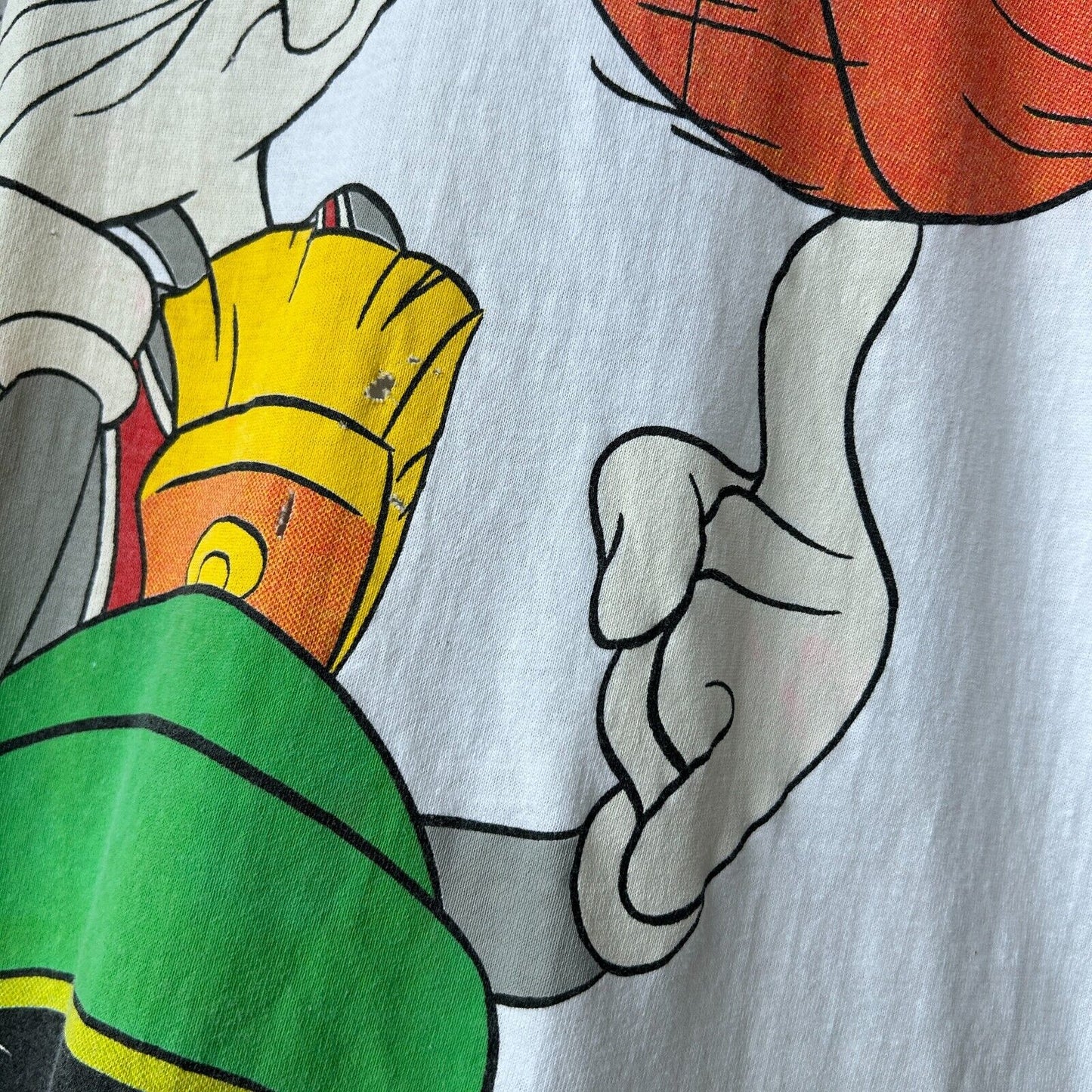 VINTAGE 90s | Bugs Bunny & Marvin Basketball Cartoon T-Shirt sz M