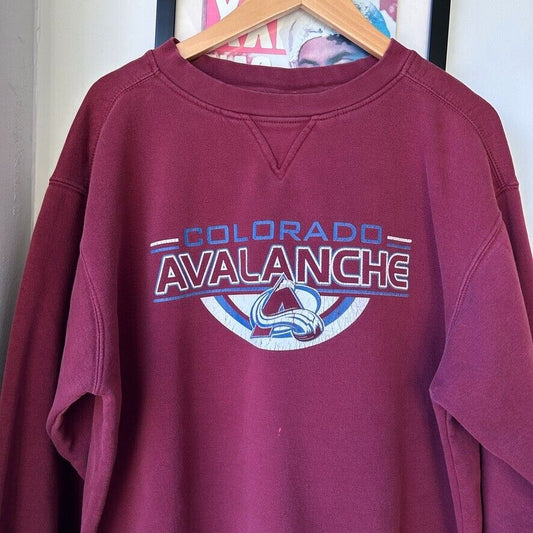 VINTAGE | Colorado Avalanche NHL Hockey Crew Sweater sz L