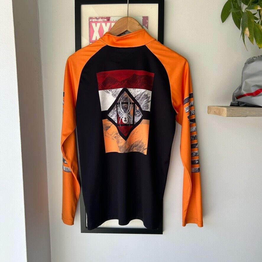 VINTAGE | SPYDER 1/4 Zip Long Sleeve Jersey sz S-M