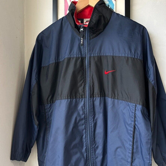 VINTAGE 90s | Nike Zip Up Windbreaker Jacket sz XS Adult / M Youth