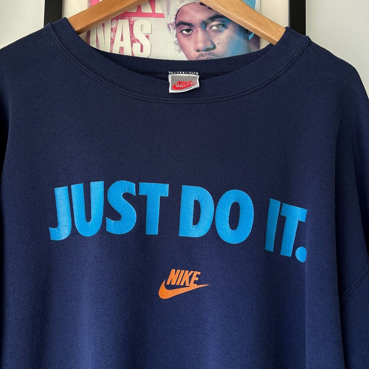 VINTAGE 80s-90s | Nike Just Do It Crewneck Sweater sz XL