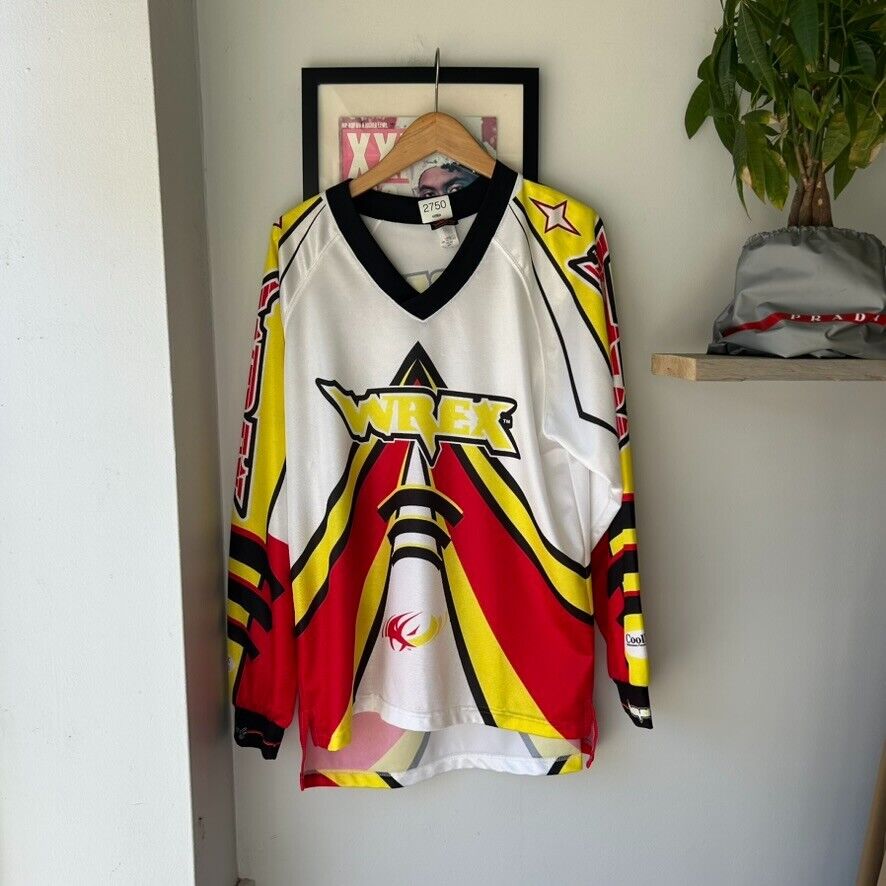 VINTAGE 90s | WREK Moto Long Sleeve Jersey sz M