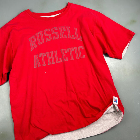 VINTAGE 90s | Russell Athletic Reverse Heavyweight T-Shirt sz XL Men Adult