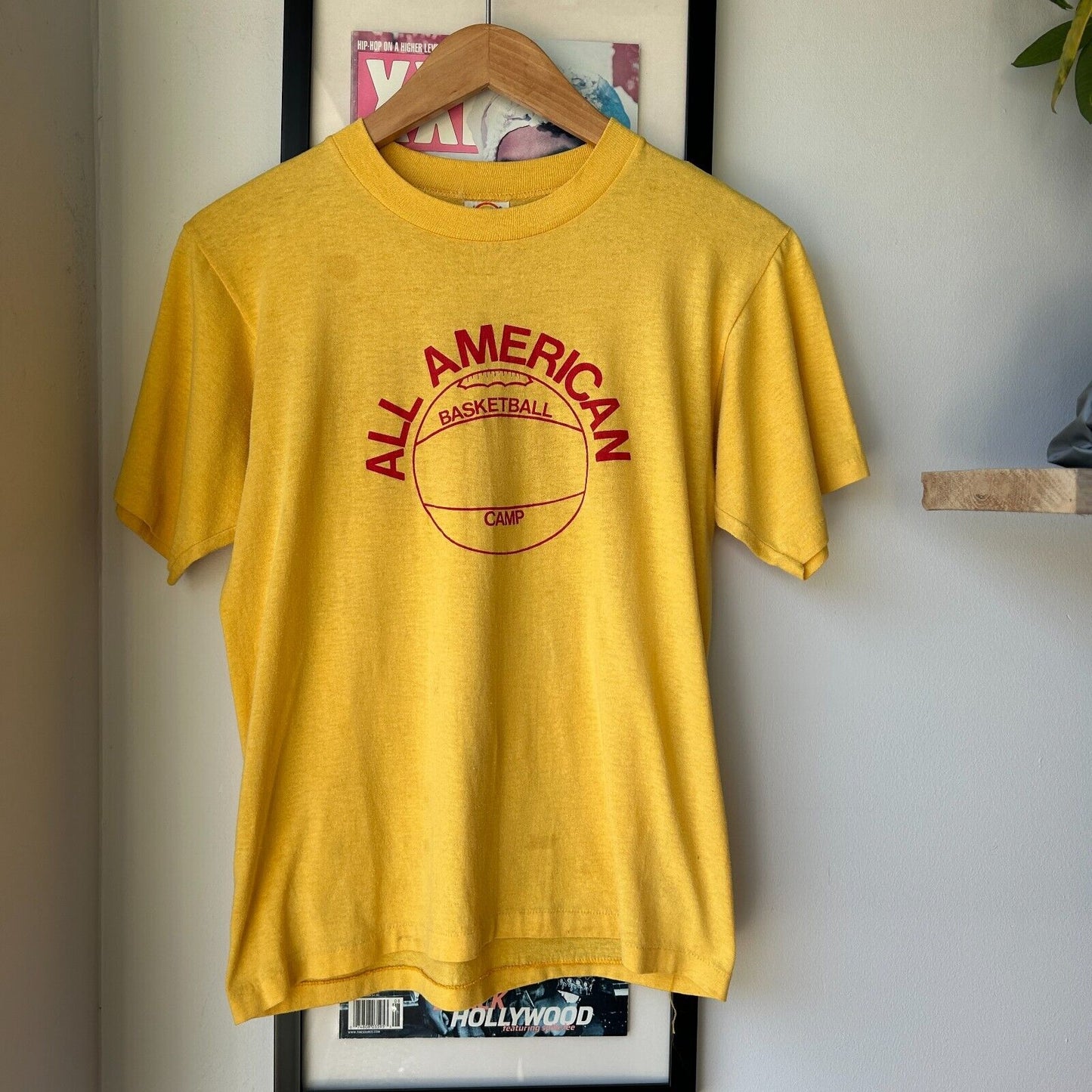 VINTAGE 70s 80s | Puma All American Basketball T-Shirt sz S