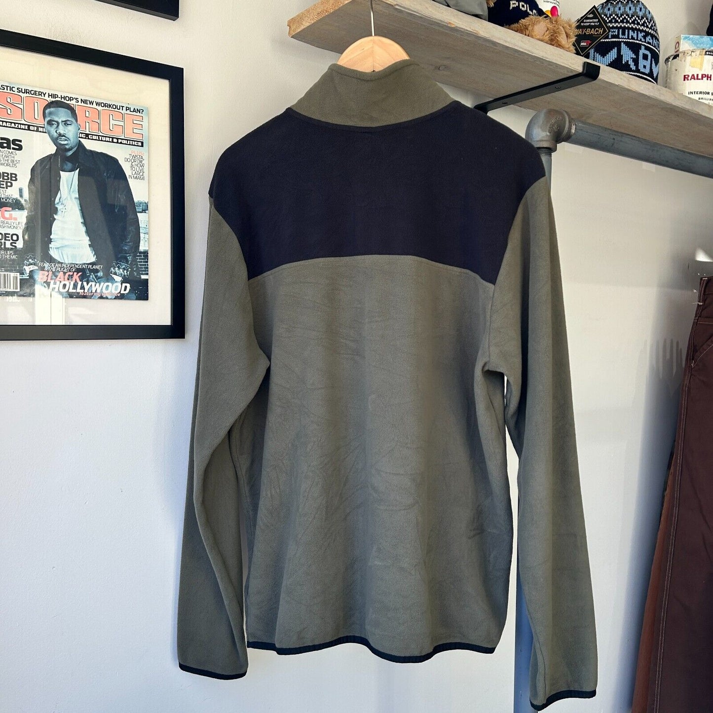 VINTAGE | The North Face Collared Snap Fleece Sweater sz L