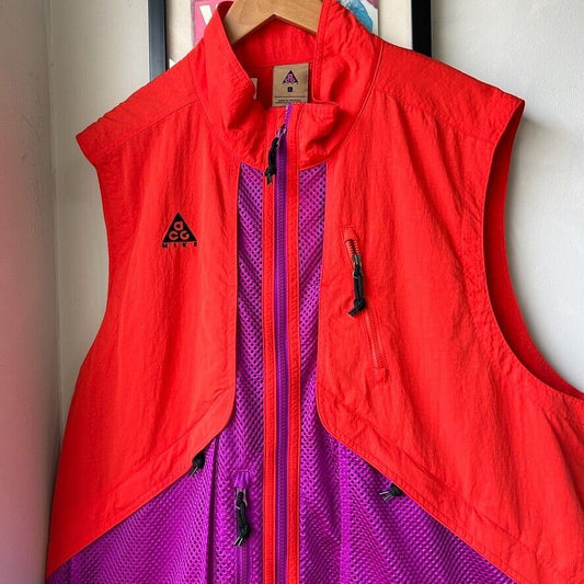 Nike ACG Outdoor Technical Mesh Pocket Vest Jacket sz L