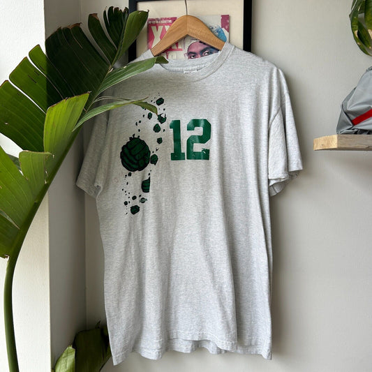 VINTAGE 90s | Volleyball Smash #12 T-Shirt sz L